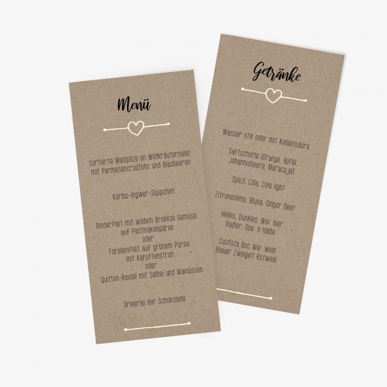 Rustic Craft Nachhaltige Men Karte Zur Hochzeit Hej Fair