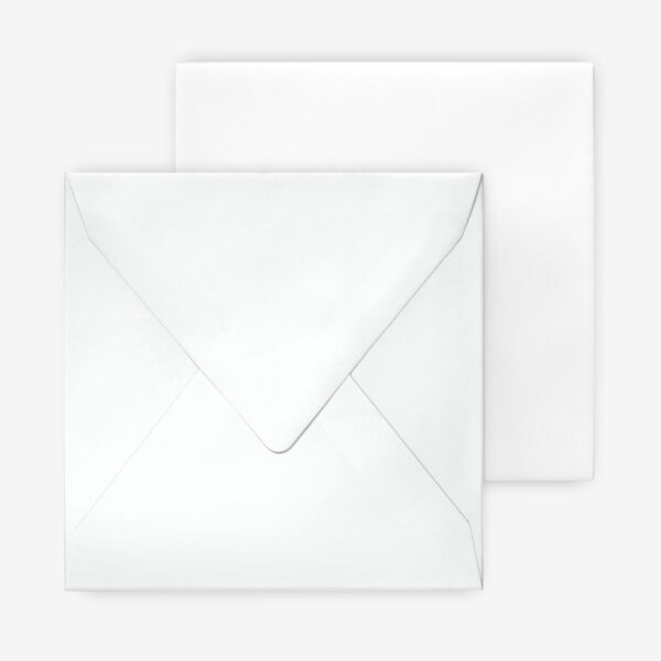 Briefumschläge quadratisch weiß