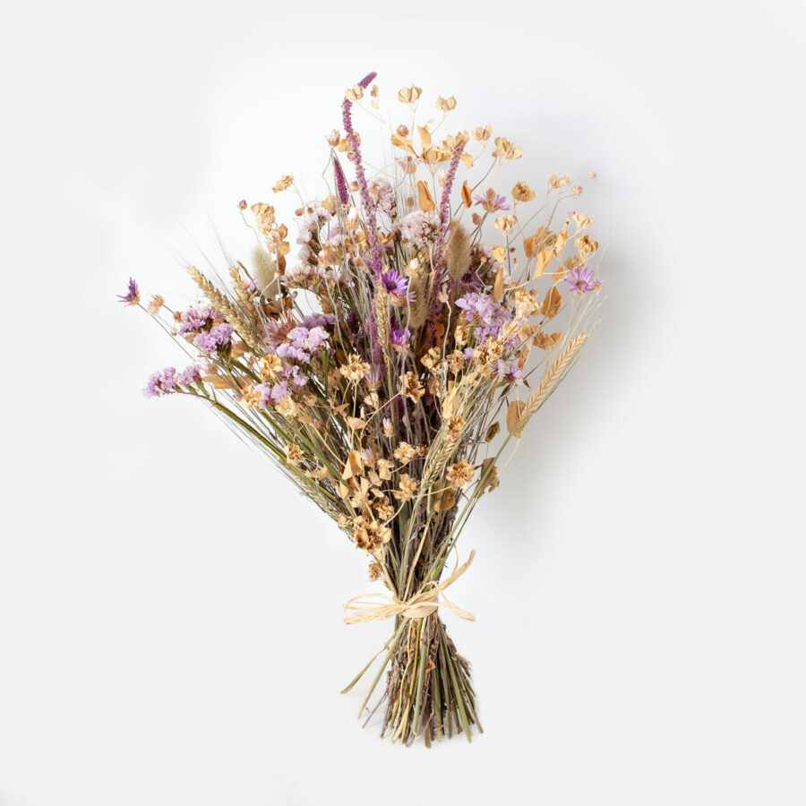 Brautstrauß Trockenblumen Lilac