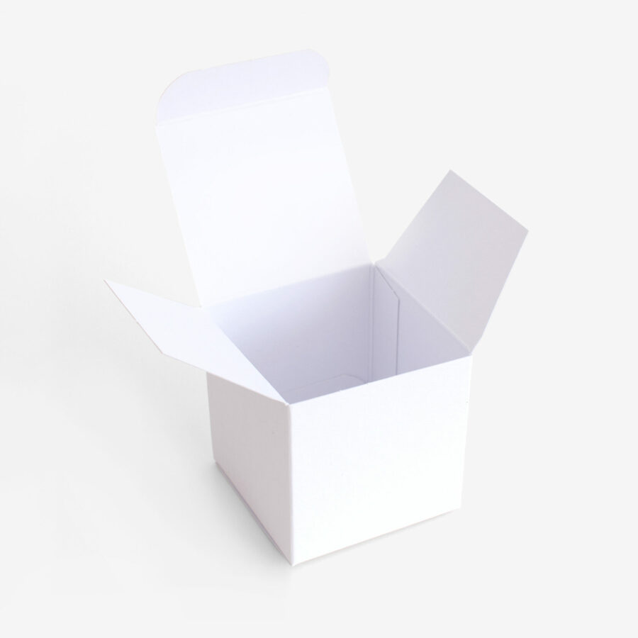 Gastgeschenk Verpackung:Buntbox weiß