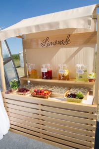 Limonaden Bar auf der Hochzeit