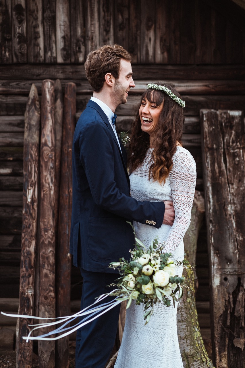 Nachhaltige Hochzeit: Fotoshooting