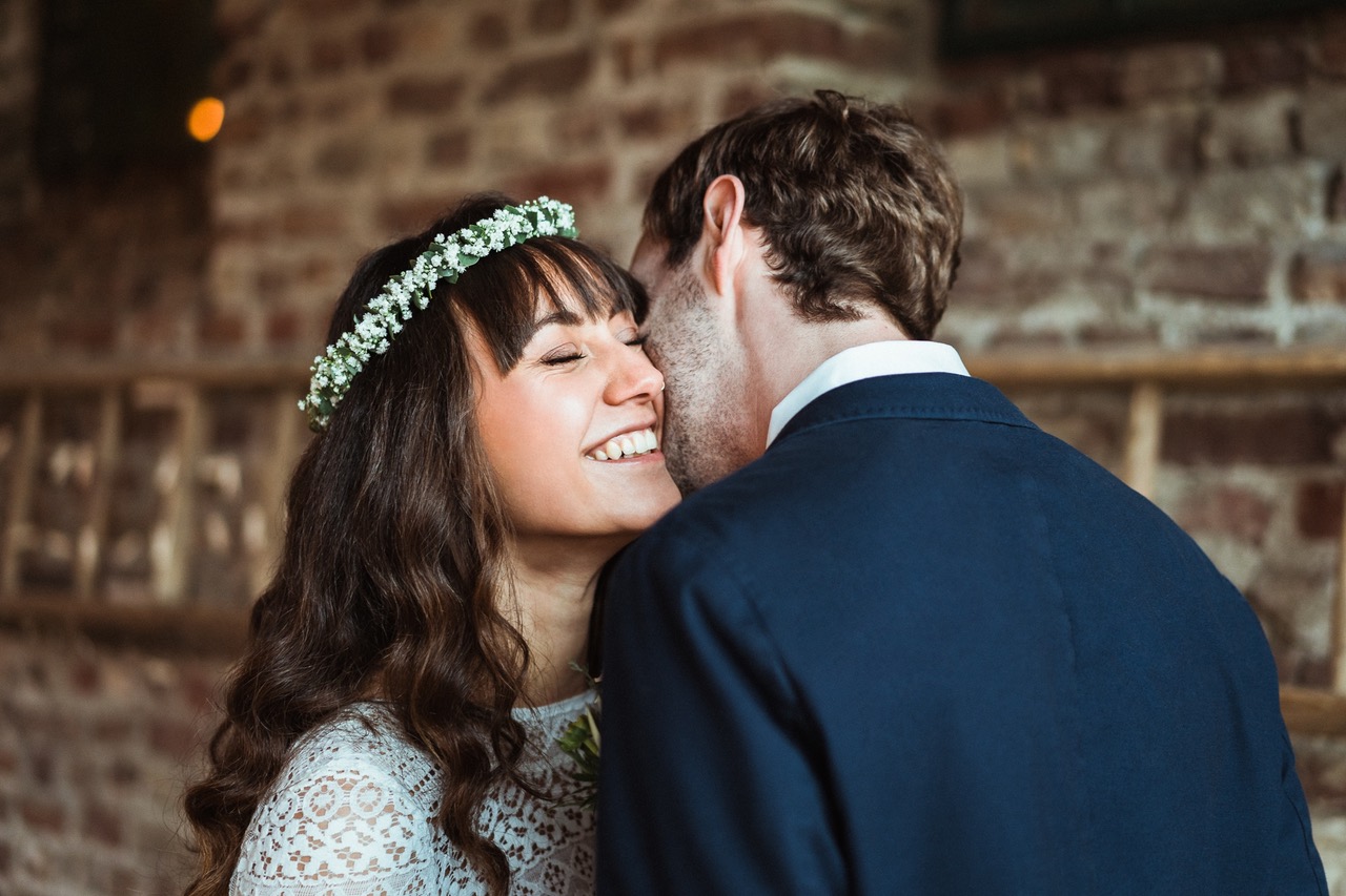 Nachhaltige Hochzeit: Paar